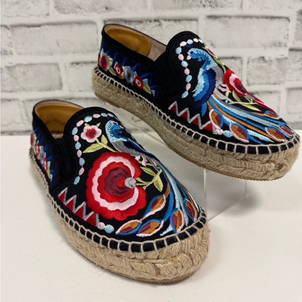 Johnny Was Embroidered Espadrilles